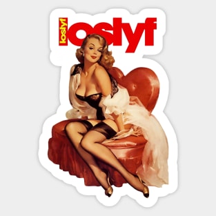 Loslyf South African Vintage magazine Sticker